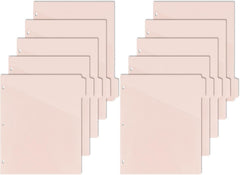 tab dividers with pocket