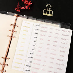 PP binder dividers