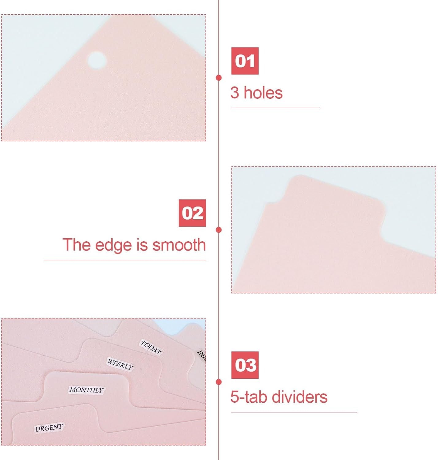 Binder planner dividers