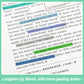 3000Sheets Muti-Color Transparent Highlight Strips