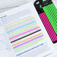 New Color Transparent Highlight Long Strips