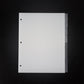 Frosted 8.5"x11"US Letter Size Tab Dividers