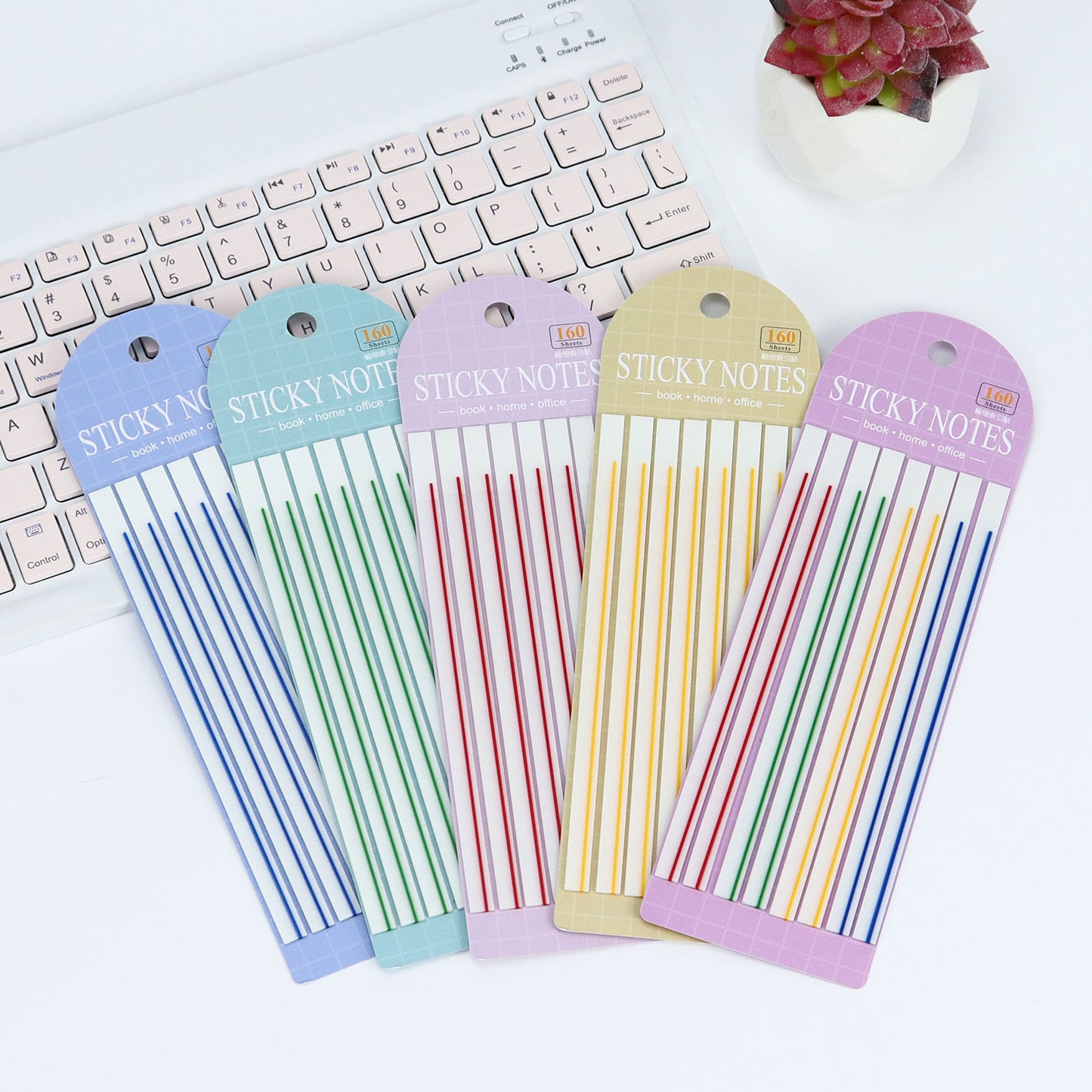 800 Sheets Lined Transparent Highlighter Strips