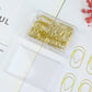 Gold Teardrop Paper Clips (30mm 30PCS/BOX)
