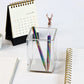 Silver Acrylic Pencil and Pen Holder