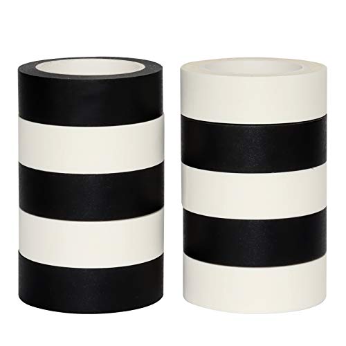 Black&White Washi Tape Set (10 rollers)