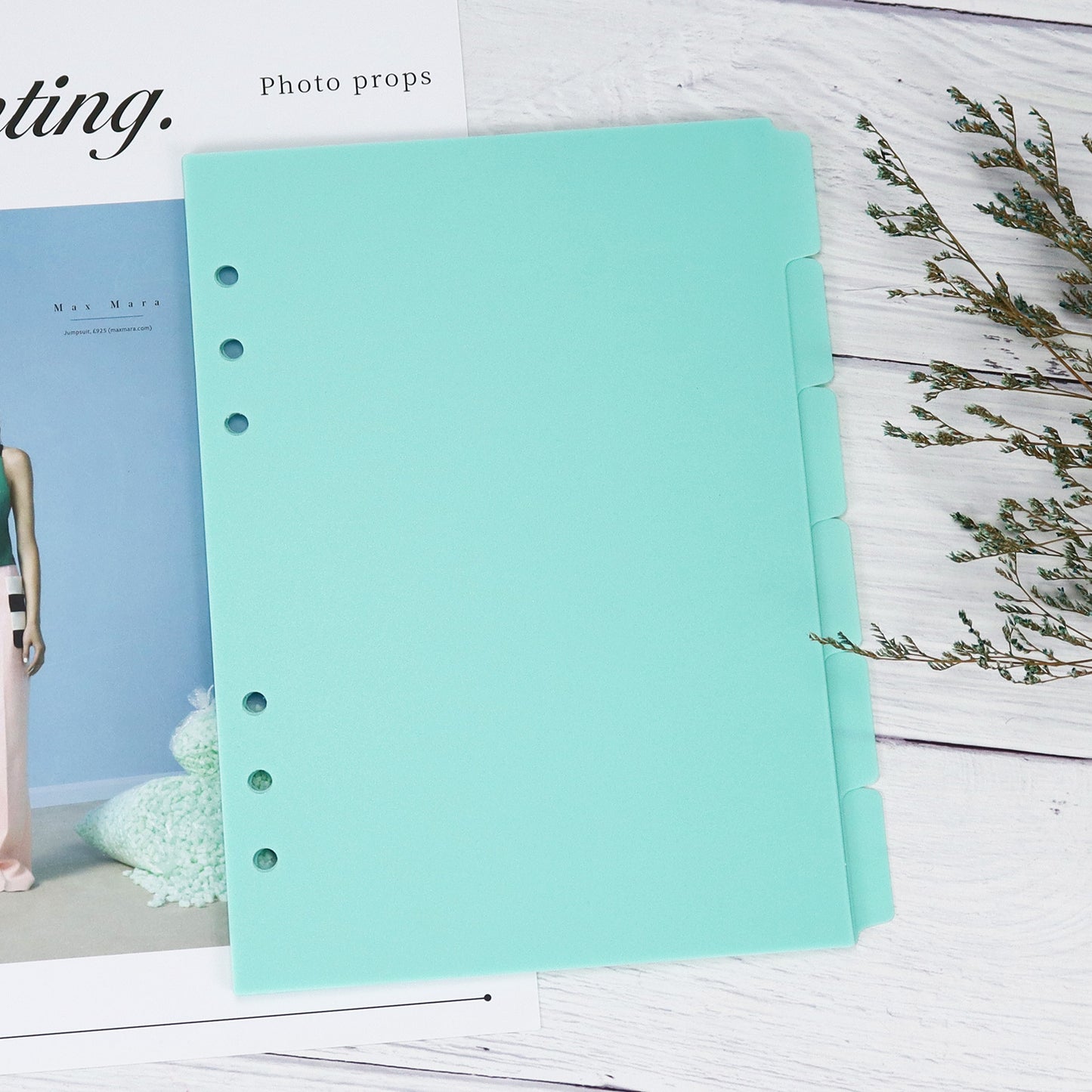 Tiffany Frosted A5/A6/A7 Tab Dividers