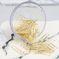 Marble Gold Paper Clips Holder（28mm, 100 Clips per Box）