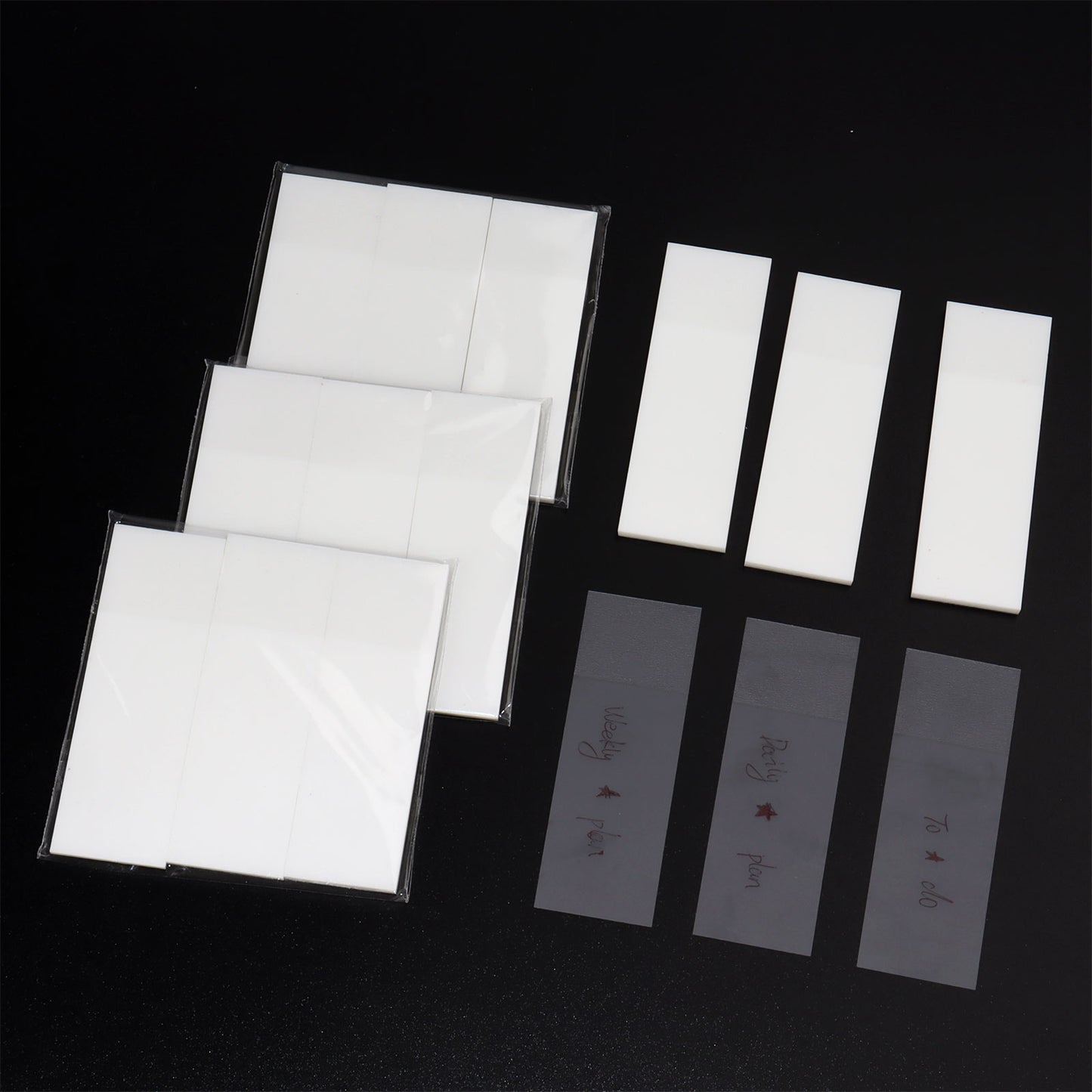 1500 Sheets 1"x3" Transparent Sticky Notes