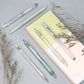 6PCS Green Gel Pen Set