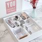 Acrylic Sliver Desk Organizer Set(8PC）