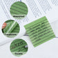 6 Colors 3*3inch Lined Transparent Sticky Notes