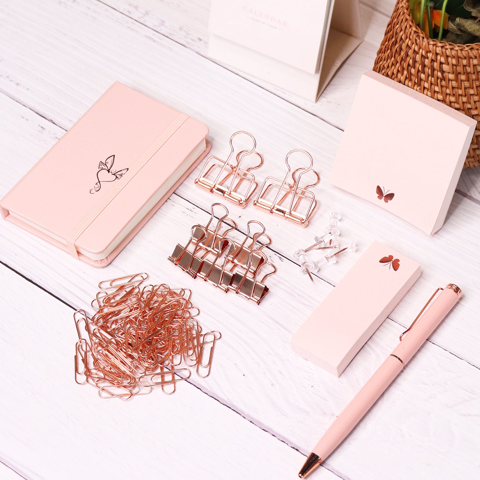 MultiBey Rose Gold Stationary Set – MultiBey - For Your Fashion Office