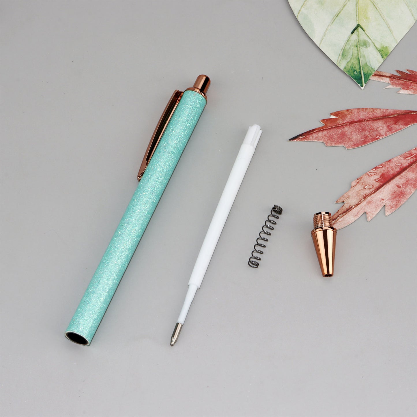6PCS Morandi Glitter Ballpoint Pens