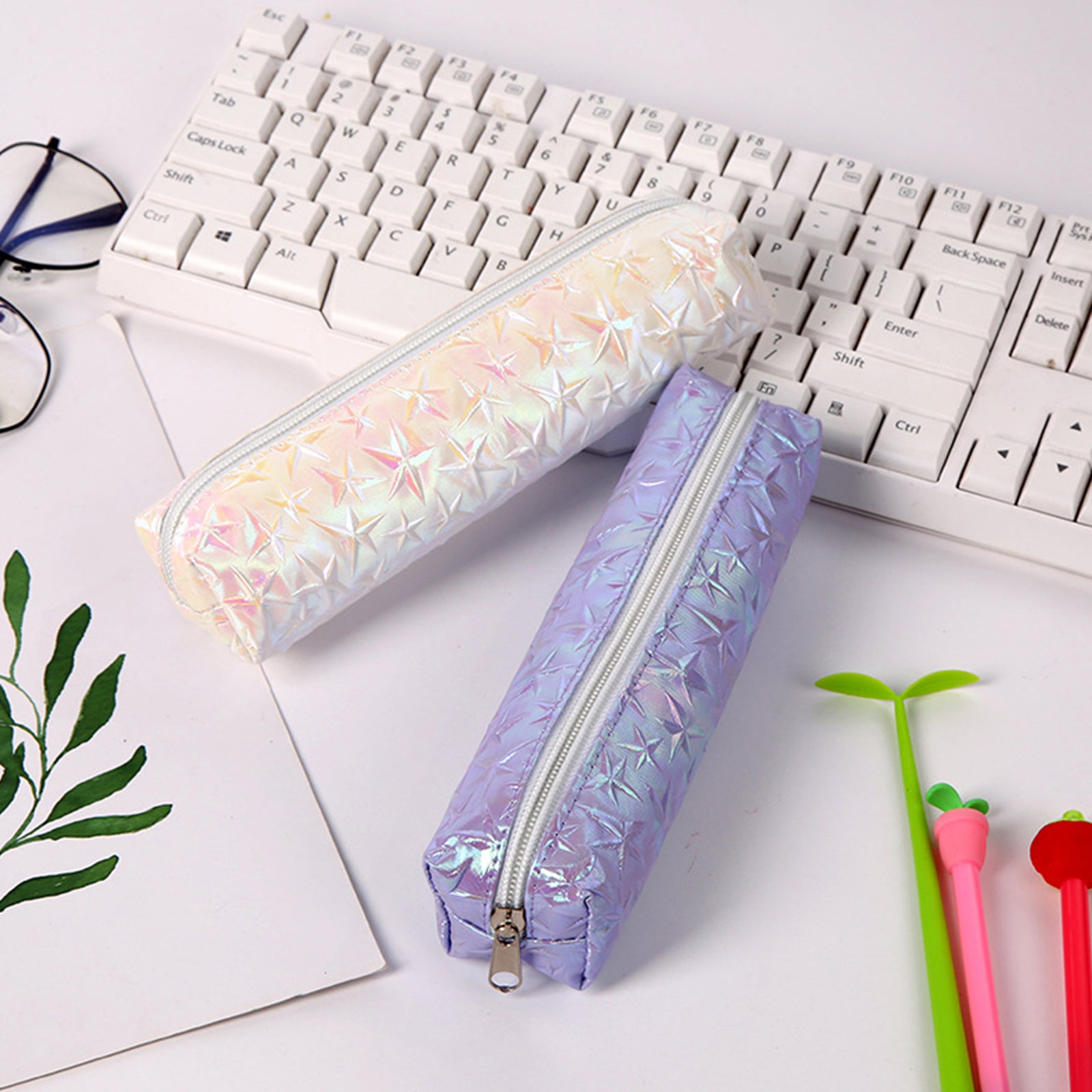 Large Capacity Cute Pen Pencil Case Kawaii Stationery Pouch For Middle –  MultiBey - For Your Fashion Office