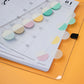 300Sheets 25mm Transparent Circle Sticky Notes