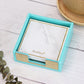 Blue Acrylic Sticky Note Pad Holder