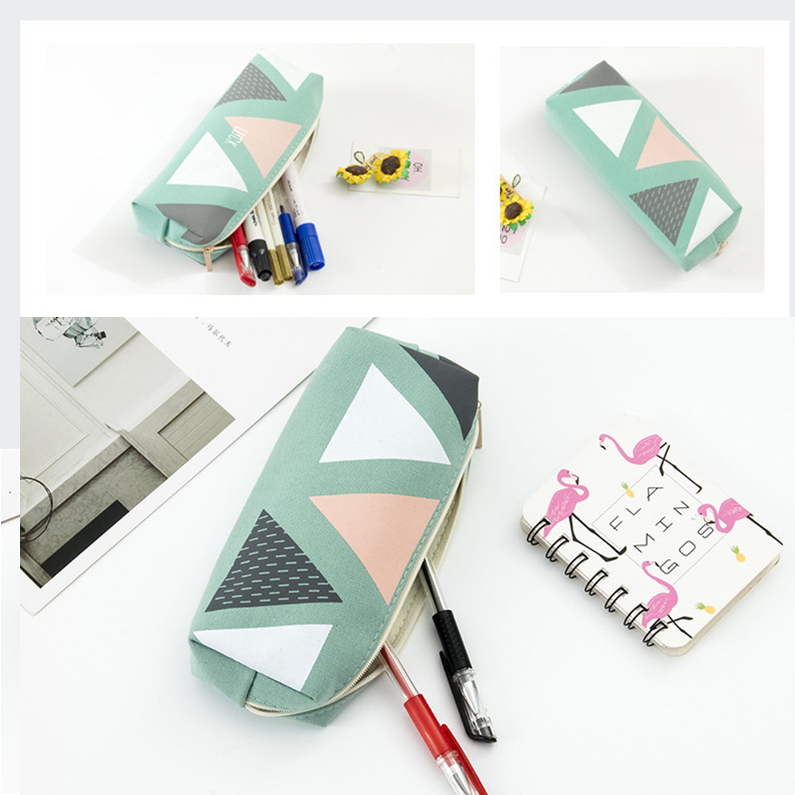 Large capacity stationery pouch Tutorial  Pencil case sewing, Zipper pencil  case, Pencil pouch sewing