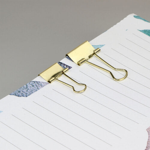 Gold Thumb Tacks Paper Clip Binder Clips Push Pins Set