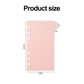 Light Pink Frosted A5/A6/A7 Tab Dividers
