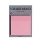 500 Sheets Pink Transparent Sticky Notes Pad