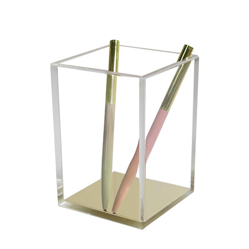 Rainbow Acrylic Pen Holder Pencils Cup – MultiBey - For Your Fashion Office